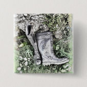 ブーツ 缶バッジ (正面)