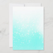 ブーツ'nディスコきらきら光るバチェロレッテティール(緑がかった色)ID925 招待状 (裏面)