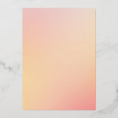 ブーツN'バブリーおもしろいスパークリウェスタンブライダルシャワー 箔招待状 (裏面)