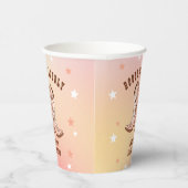 ブーツN'バブリーCowboyブーツかわいらしブライダルシャワー 紙コップ (右)