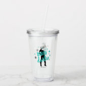 ブーツ'n きらきら光る Disco Darlin'ティール(緑がかった色)ID925 アクリルタンブラー (裏面)