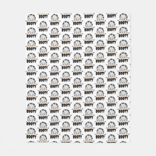 ブーティおかしなハロウィーン幽霊の女性にブーを入れる フリースブランケット