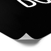 ブーティおもしろいーガーリーハロウィーン幽霊プリン ポスター (角)