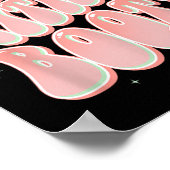 ブーティな桃のグルーヴィおもしろいーなことわざでムーディー ポスター (角)