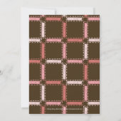 ブーティコールベビーシャワー招待状-ピンク 招待状 (裏面)