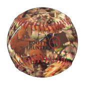 ブーティハンターオン秋迷彩柄 野球ボール (裏面)