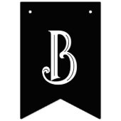 ブーティヴベビーゴシック花の入れ墨ベビーシャワー バンティングフラッグ (第2の旗)