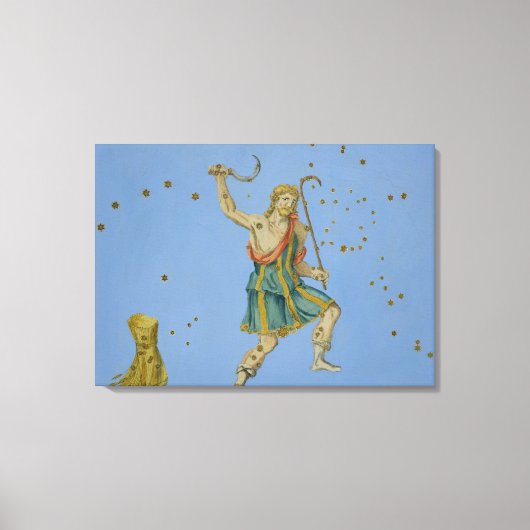 ブーテスコンステレーションJohによる'Uranometria'から キャンバスプリント (正面)