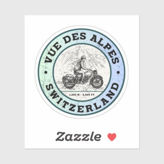 ブーデアルペスイスアルプスのオートバイツアー シール (シート)