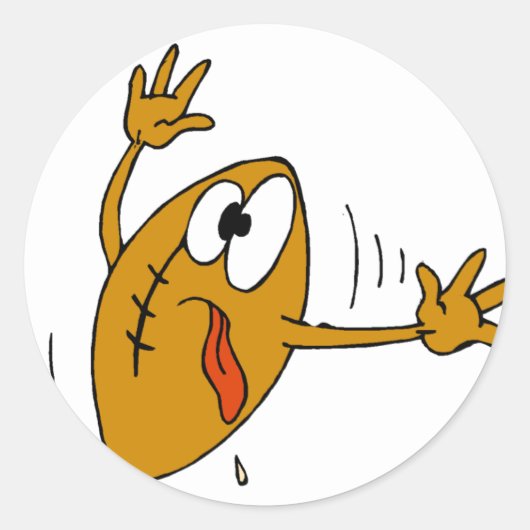 ブートしたボール ラウンドシール (正面)