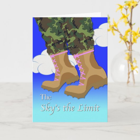 ブートキャンプ用招待状メス用パーティーの送信 カード (黄色い花)