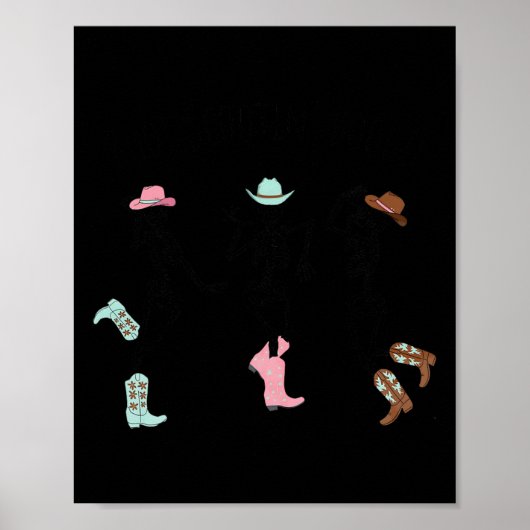 ブートスクーティンブギースケルトン踊りウエスタンホール ポスター (正面)