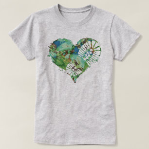 ブートスタンプハート Tシャツ