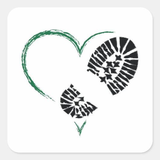 ブートストムハート スクエアシール (正面)