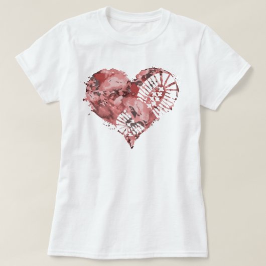 ブートストンプハート Tシャツ (デザイン正面)