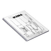 ブートセルビア語キリル ノートブック (右側)