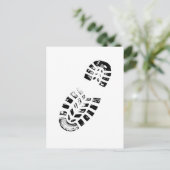 ブートプリント ポストカード (スタンド正面)