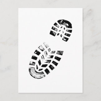 ブートプリント ポストカード