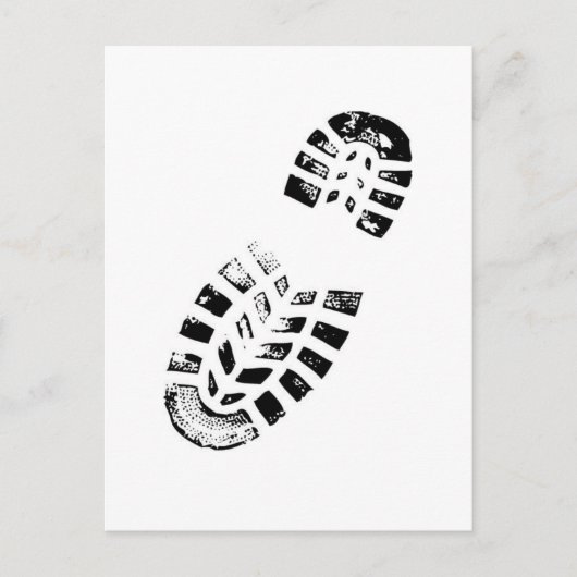 ブートプリント ポストカード (正面)