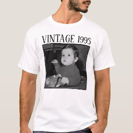 ブートレグ ビンテージ お誕生日おめでとう 写真 ファミリー 2W1 Tシャツ