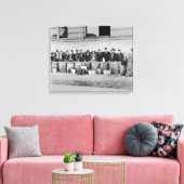 ブートレッグ酒の樽， 1922 キャンバスプリント (インサイチュ (リビング))