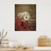 ブート中の開花 ポスター (キッチン)