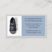 ブート外科用足ドクターポディアトリスト 名刺 (正面)