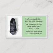 ブート外科用足ドクターポディアトリスト 名刺 (正面)