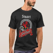ブート氏族のバッジとタータン Tシャツ (正面)