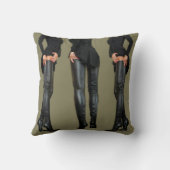 ブート・オーバーズ – Thigh High Bootモデル クッション (裏面)