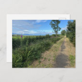 ブート・スコットランド島のカントリーフットパス シーズンポストカード (正面/裏面)