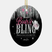 ブート'nディスコきらきら光るバチェロレッテID925 セラミックオーナメント (右)