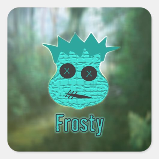 ブードゥーが～湿地に向かう スクエアシール (正面)