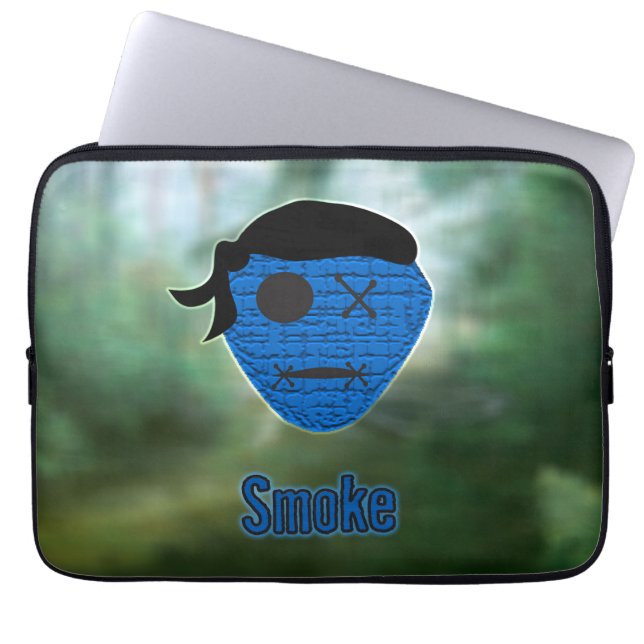 ブードゥーが～湿地に向かう ラップトップスリーブ (正面)