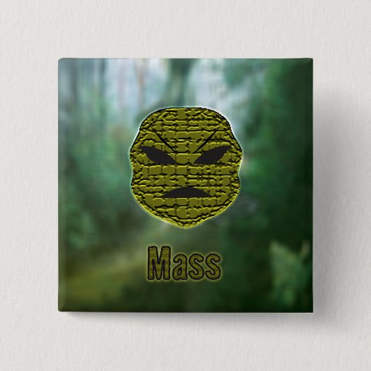 ブードゥーが~湿地に向かう 缶バッジ (正面)