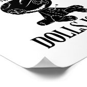 ブードゥーことわざ |ブードゥー人形魔法の呪いの贈り物 ポスター (角)