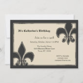 ブードゥーのパーティの招待状 招待状 (裏面)