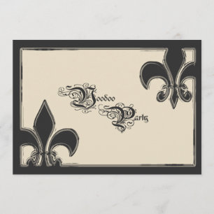 ブードゥーのパーティの招待状 招待状