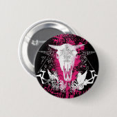 ブードゥーのビーフ 缶バッジ (正面&裏面)