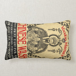 ブードゥーのママChinese Wash Art Pillowの ランバークッション