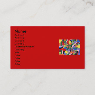 ブードゥーの人形の名刺 名刺