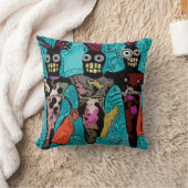 ブードゥーの人形の芸術の枕 クッション (ブランケット)