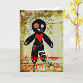 ブードゥーの綴り カード (黄色い花)