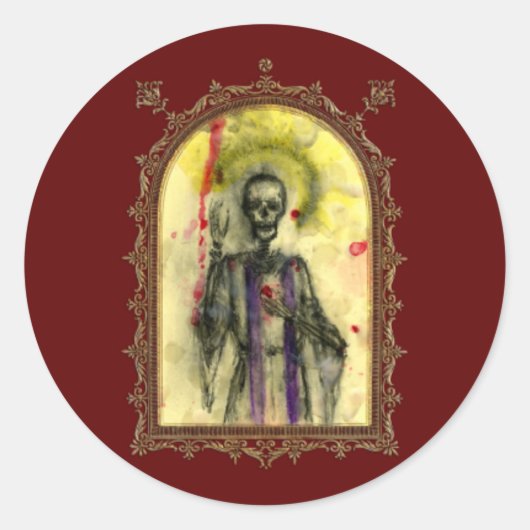 ブードゥーの青の司教 ラウンドシール (正面)