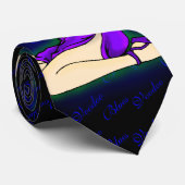 ブードゥーの青Pinのネクタイ ネクタイ (ロール)