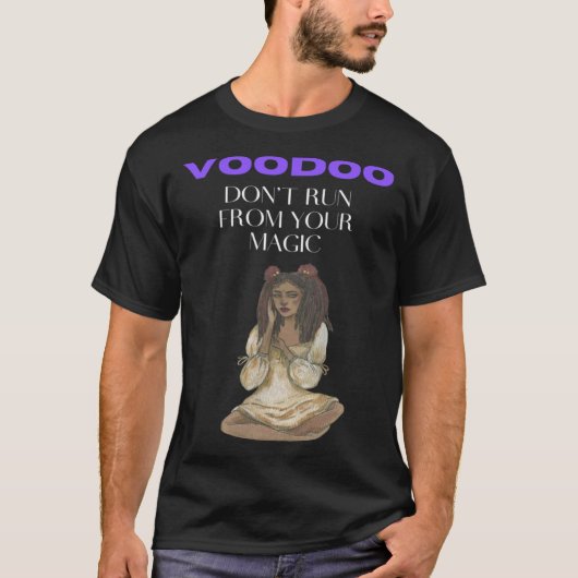 ブードゥーよ走り魔法 Tシャツ (正面)