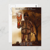 ブードゥーイン2「ハート火災」 おもしろい ポストカード (正面/裏面)