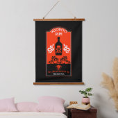 ブードゥーカリブのラム 吊り下げ型タペストリー (寝室)