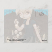 ブードゥーゴシックガールスカル ポストカード (裏面)