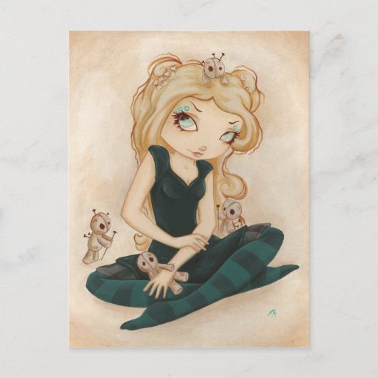 ブードゥーゴシックラグドール ポストカード (正面)